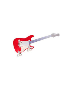 παιδικό φωτιστικό σε σχήμα κιθάρας σε κόκκινο χρώμα