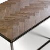 Wood and metal table by Crisal