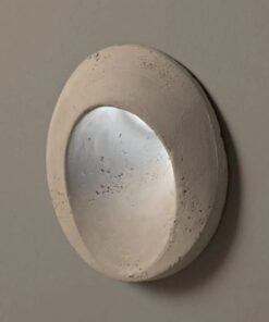 Minimal Recessed Oval Wall Light by Toscot